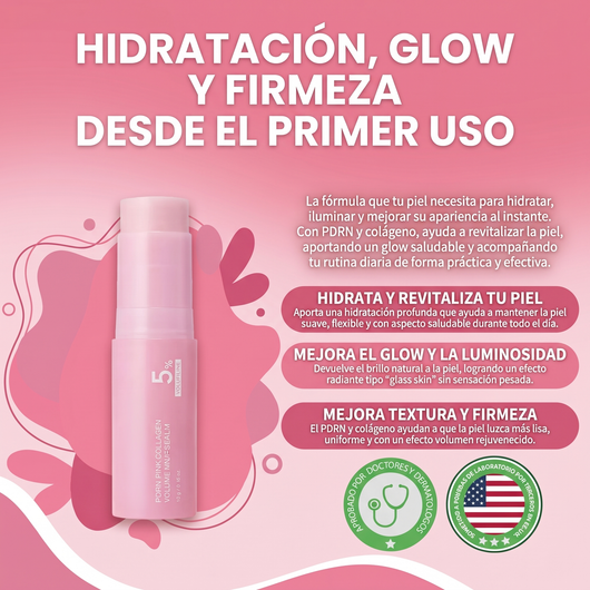 Nuvora PDRN Pink Collagen- Reduce Arrugas y Líneas de Expresión