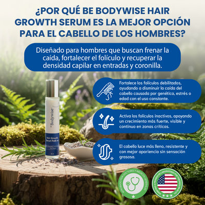 Nuvora Roll On - Suero de romero para el crecimiento del cabello