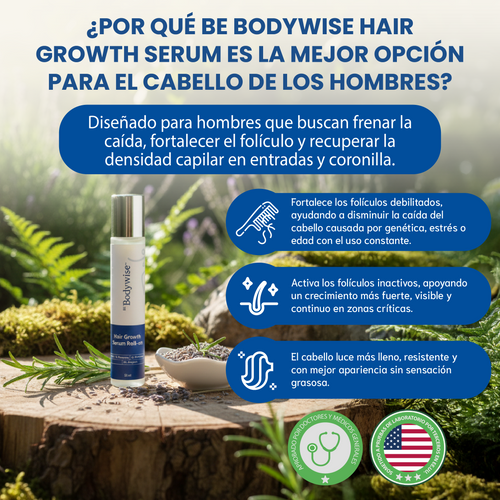 Nuvora Roll On - Suero de romero para el crecimiento del cabello