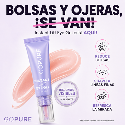 Instant Lift Gel de ojos -Para el aspecto de hinchazón y bolsas, arrugas, líneas finas y ojeras.