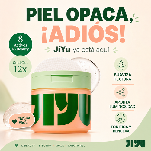 Nuvora JiYu Almohadillas Pulidor Tonificante-Cuidado de la Piel  para Manchas Oscuras, Arrugas y Piel Opaca.
