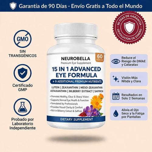 Nuvora Fórmula Avanzada para los ojos 15 en 1