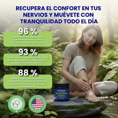 Nuvora Neuropathy Cream-Alivio localizado para nervios, circulación y confort diario  Descripción.