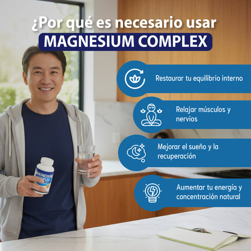 Nuvora Magnesio Complex-Recupera tu energía, relaja tu cuerpo y duerme como nunca antes