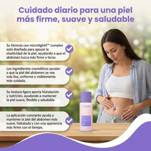 Belly Cream- Ayudar a reafirmar, suavizar y mejorar la apariencia de la piel del abdomen.