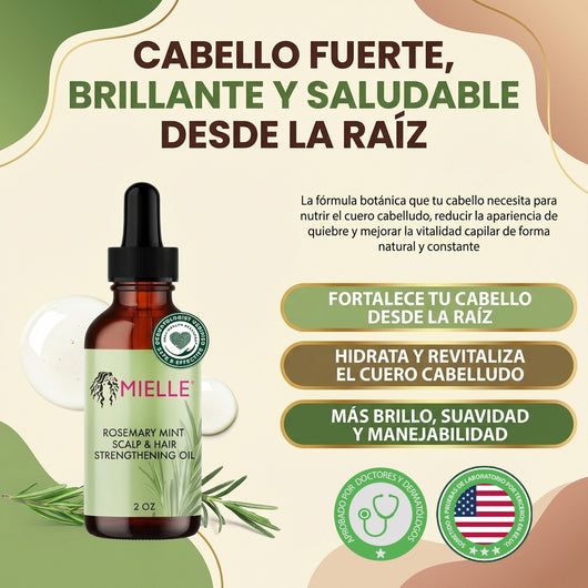 Nuvora Mielle- Tratamiento para puntas abiertas y cuero cabelludo seco para
