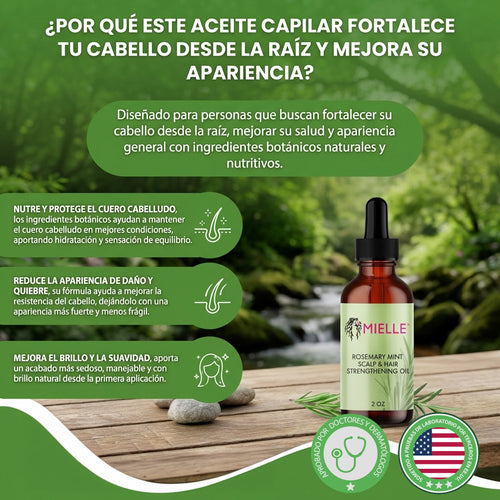 Nuvora Mielle- Tratamiento para puntas abiertas y cuero cabelludo seco para