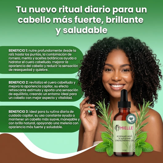 Nuvora Mielle- Tratamiento para puntas abiertas y cuero cabelludo seco para
