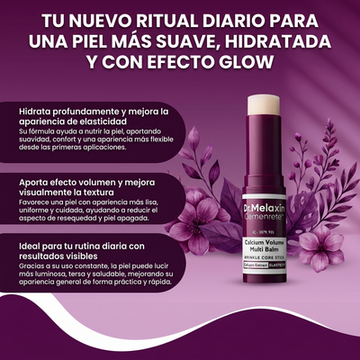 Nuvora bálsamo de calcio y botox en barra- hidrata, suaviza e ilumina.