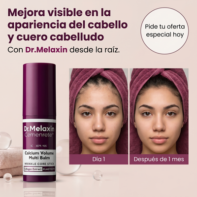 Nuvora bálsamo de calcio y botox en barra- hidrata, suaviza e ilumina.