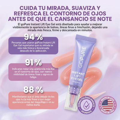 Instant Lift Gel de ojos -Para el aspecto de hinchazón y bolsas, arrugas, líneas finas y ojeras.