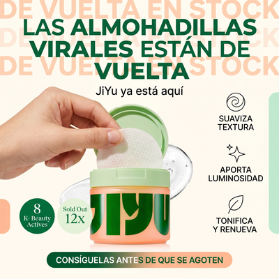Nuvora JiYu Almohadillas Pulidor Tonificante-Cuidado de la Piel  para Manchas Oscuras, Arrugas y Piel Opaca.