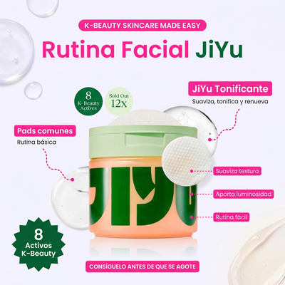 Nuvora JiYu Almohadillas Pulidor Tonificante-Cuidado de la Piel  para Manchas Oscuras, Arrugas y Piel Opaca.