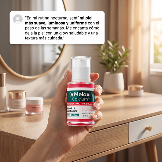 Nuvora Serum cemenrete cyano pink spicule - Reduce los poros de la piel.