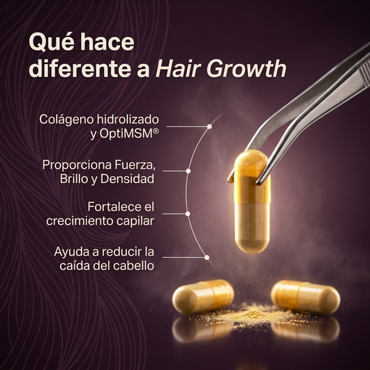 Nuvora Vitaminas hair growth- para el crecimiento del cabello y prevención de la caída