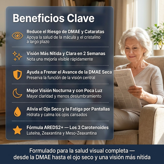 Nuvora NeuroVista Fórmula Avanzada para los ojos 15 en 1