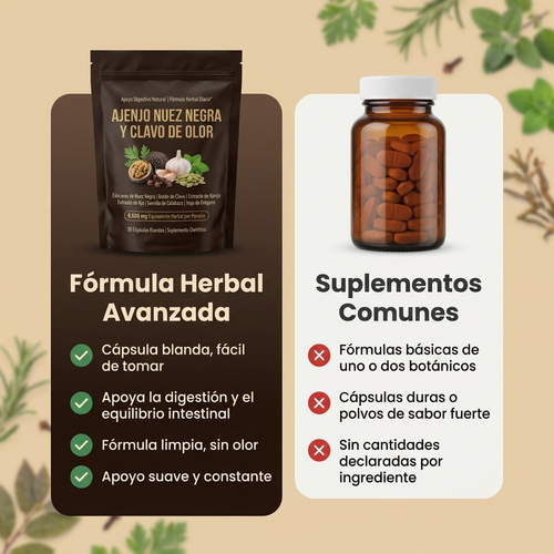 Nuvora Ajenjo Apoyo Digestivo contra Invasores internos