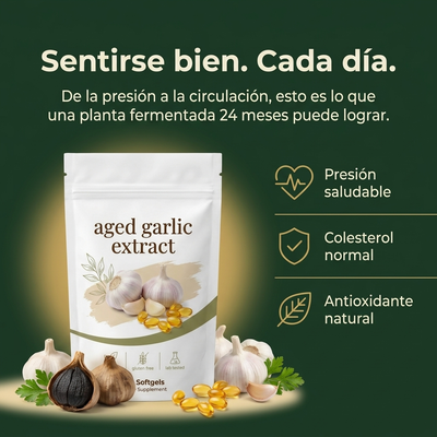 Nuvora Aged Garlic Extract Salud Cardiovascular