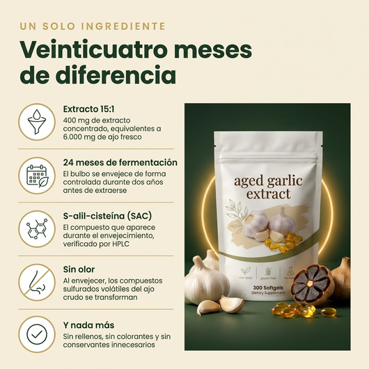 Nuvora Aged Garlic Extract Salud Cardiovascular