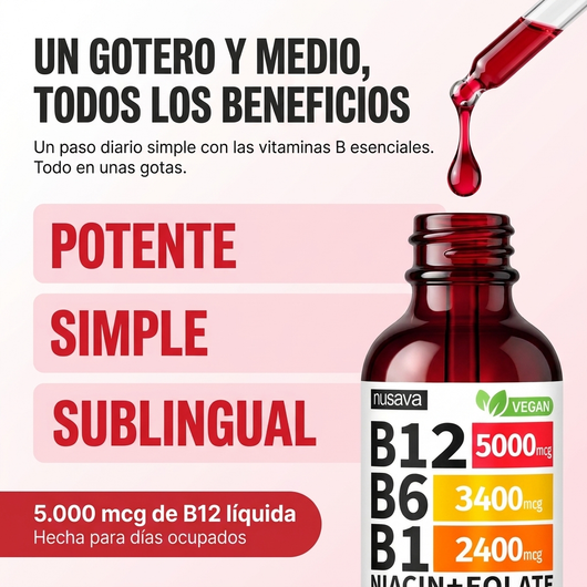 Nuvora Complejo Vitaminas B Gotas sublinguales
