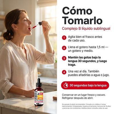 Nuvora Complejo Vitaminas B Gotas sublinguales