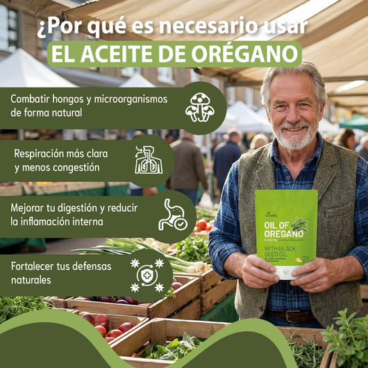 Vivonu Aceite de orégano Apoya defensas, vías respiratorias, digestión y bienestar general.