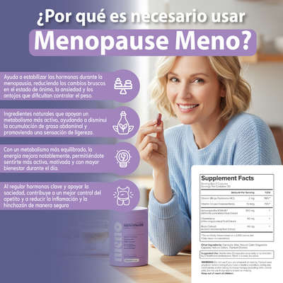 Nuvora Meno: Recupera el control de tu peso durante la menopausia.