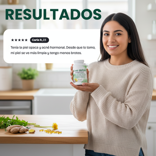 Nuvora Liver Detox Capsules- Depura tu cuerpo y reactivar tu energía natural.