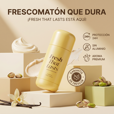 Fresh That Lasts de Medicube – Desodorante Vanilla & Pistachio.