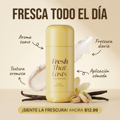 Fresh That Lasts de Medicube – Desodorante Vanilla & Pistachio.