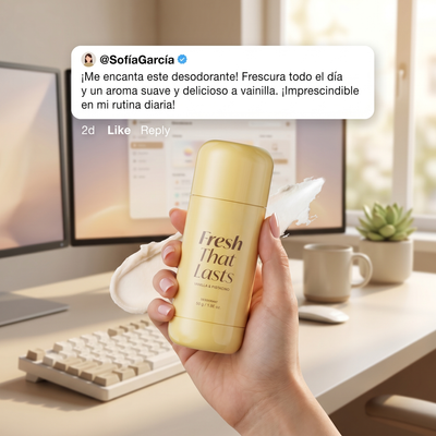 Fresh That Lasts de Medicube – Desodorante Vanilla & Pistachio.